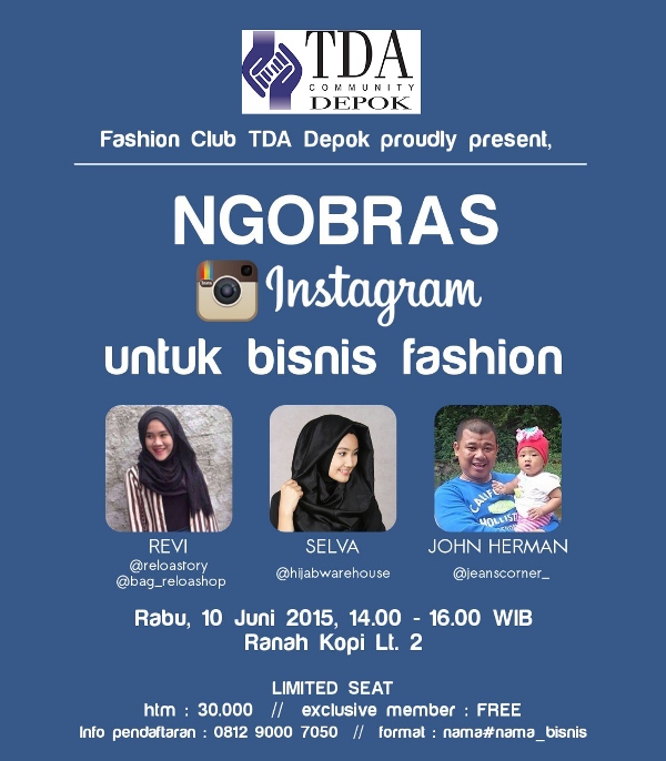 10 Juni 2015 Ngobrol Santai (Ngobras) Klub Fashion - TDA Depok Forum