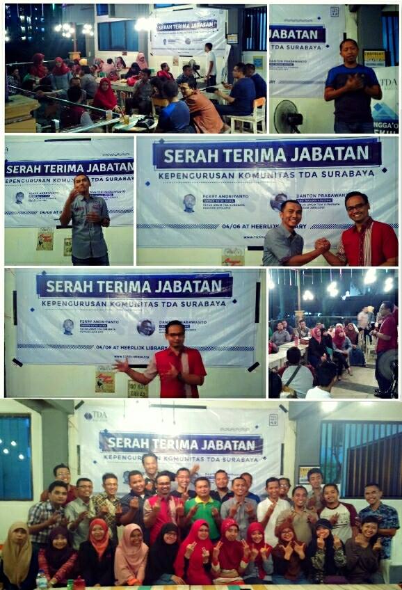 Sertijab (Serah Terima Jabatan) Kepengurusan TDA Surabaya