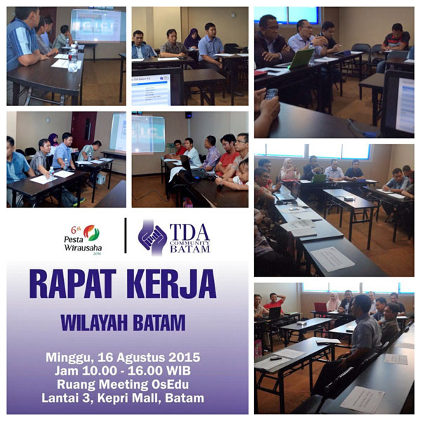Liputan Rapat Kerja TDA Batam 4.0 Periode 2015 - 2017