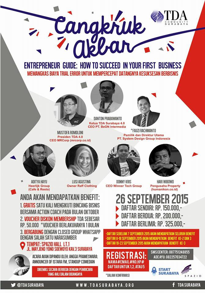26 September 2015 Cangkruk Akbar - TDA Surabaya Forum