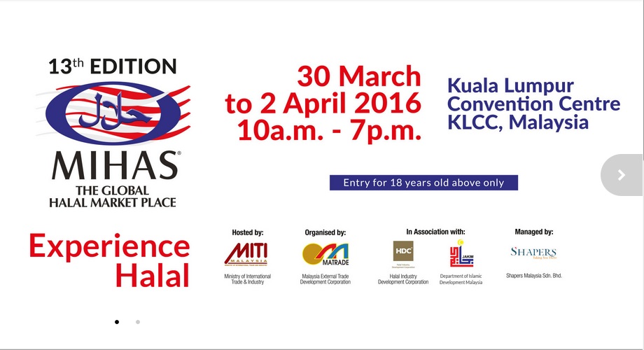 28 - 31 Maret 2016 Incoming Buying Mission & Mihas 2016 - MATRADE (Malaysian Trade)