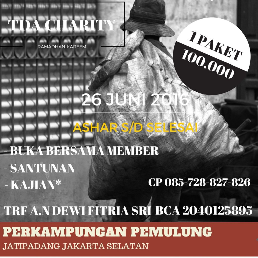 26 Juni 2016 Buka Bersama dan TDA Charity - TDA Jakarta Selatan Forum