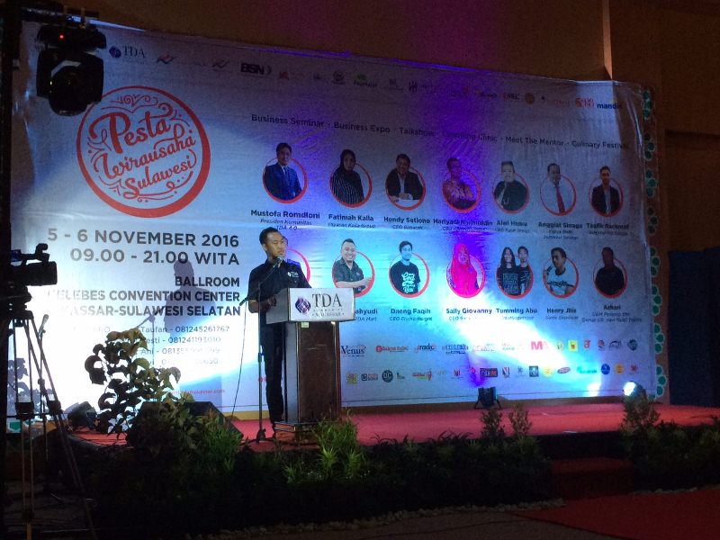 Kick Off Roadshow Pesta Wirausaha Nasional 2017  Di Pesta Wirausaha Sulawesi 2016