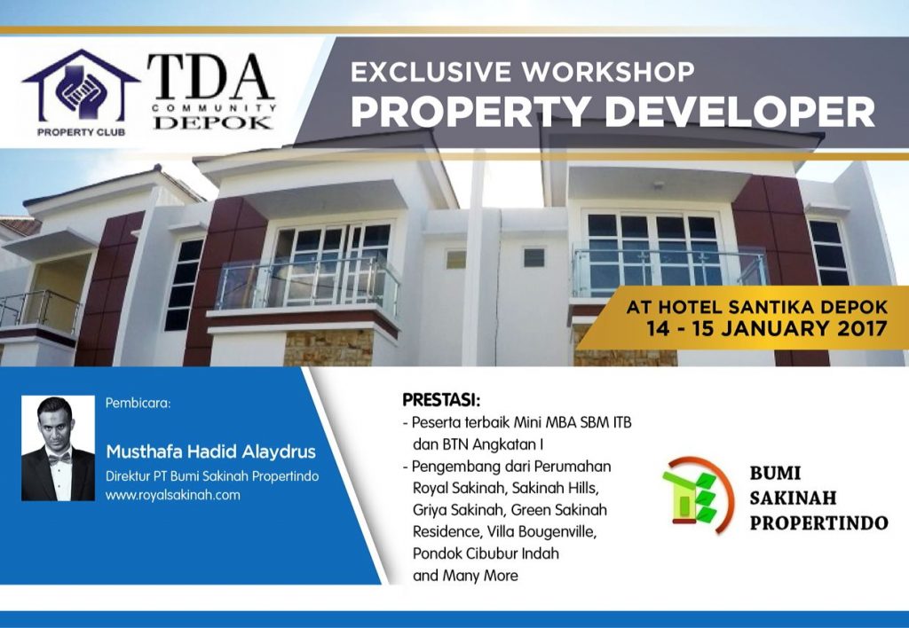 Workshop 'Property Developer' - TDA Depok Forum (14-15 Januari 2017)