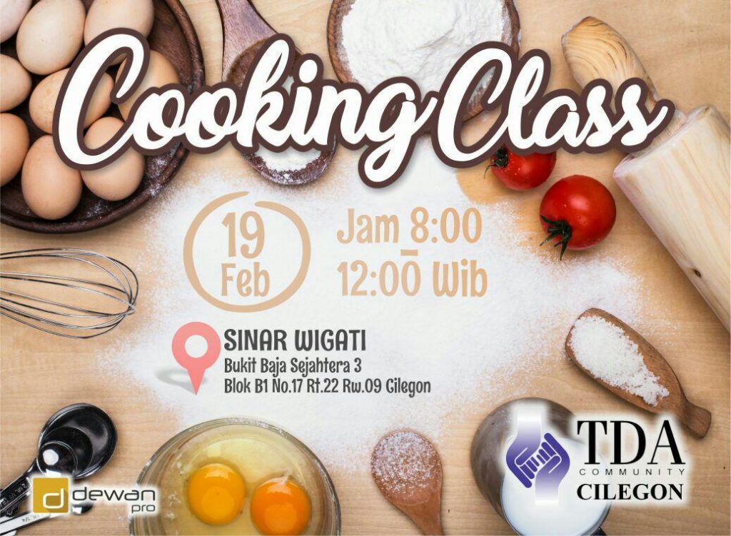 Cooking Class 'Cake & Cheese' - TDA Cilegon Forum (19 Februari 2017)