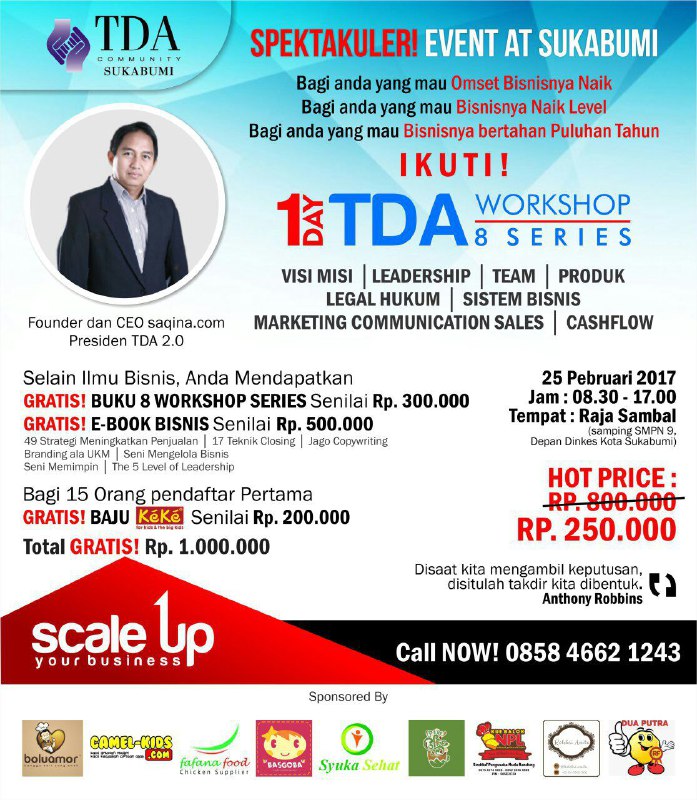 Workshop Series - TDA Sukabumi Forum (25 Februari 2017)