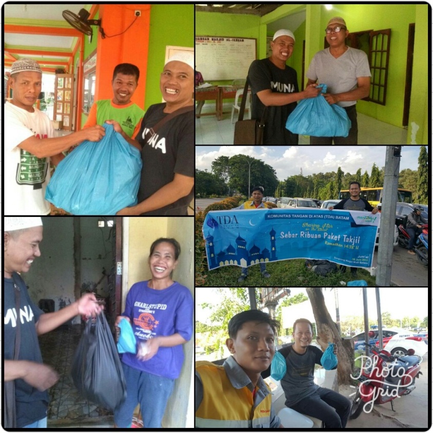 TDA Peduli Sharing Iftar On The Street - TDA BATAM