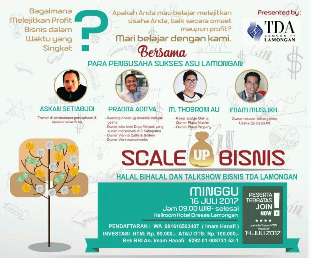 Halal Bihalal Dan TalkShow TDA Lamongan