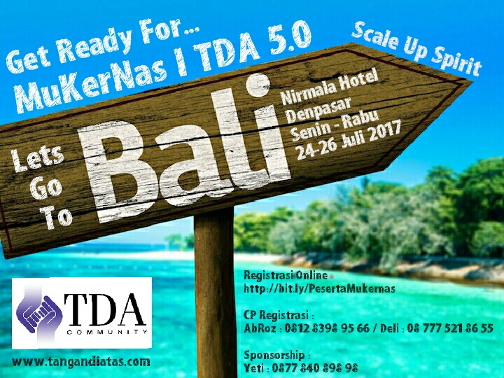 Mukernas I TDA 5.0 Scale Up Spirit - Bali 2017