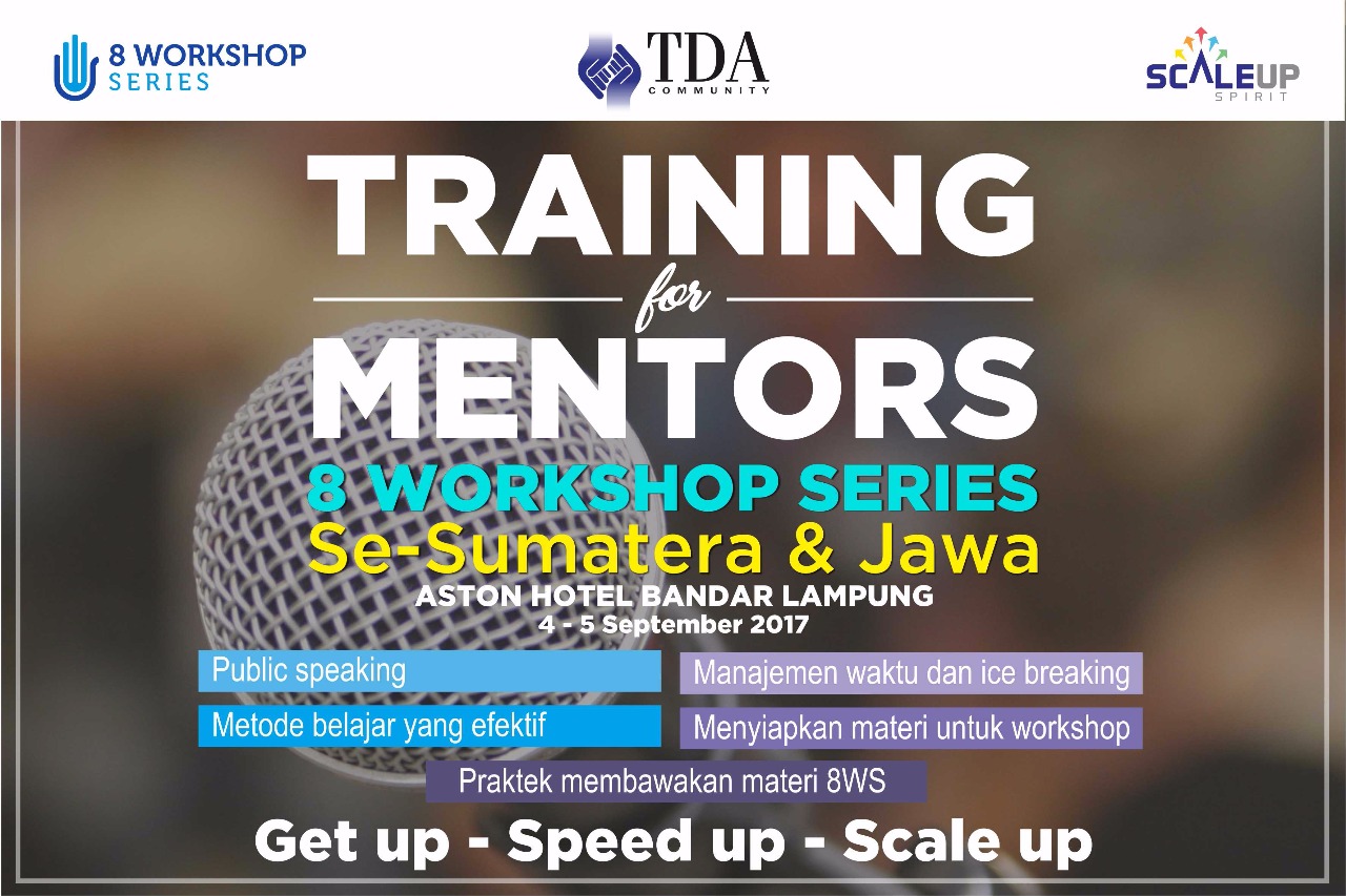 Training For Mentors Komunitas Tangan Di Atas (TDA) 