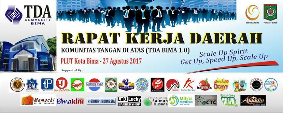 Musyawarah Kerja Daerah (MuKerDa) Komunitas Tangan Di Atas (TDA) Bima