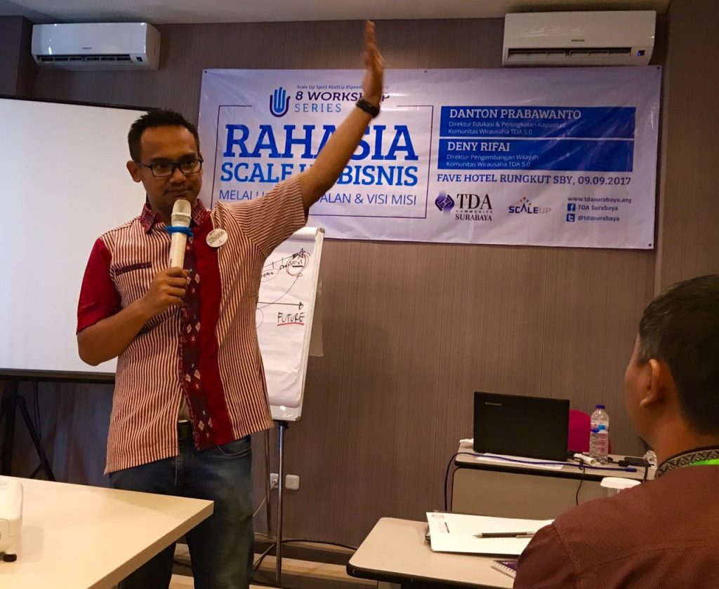 TDA Surabaya : 8 Workshop Series "Rahasia Scale Up Bisnis melalui Permodalan dan Visi Misi"