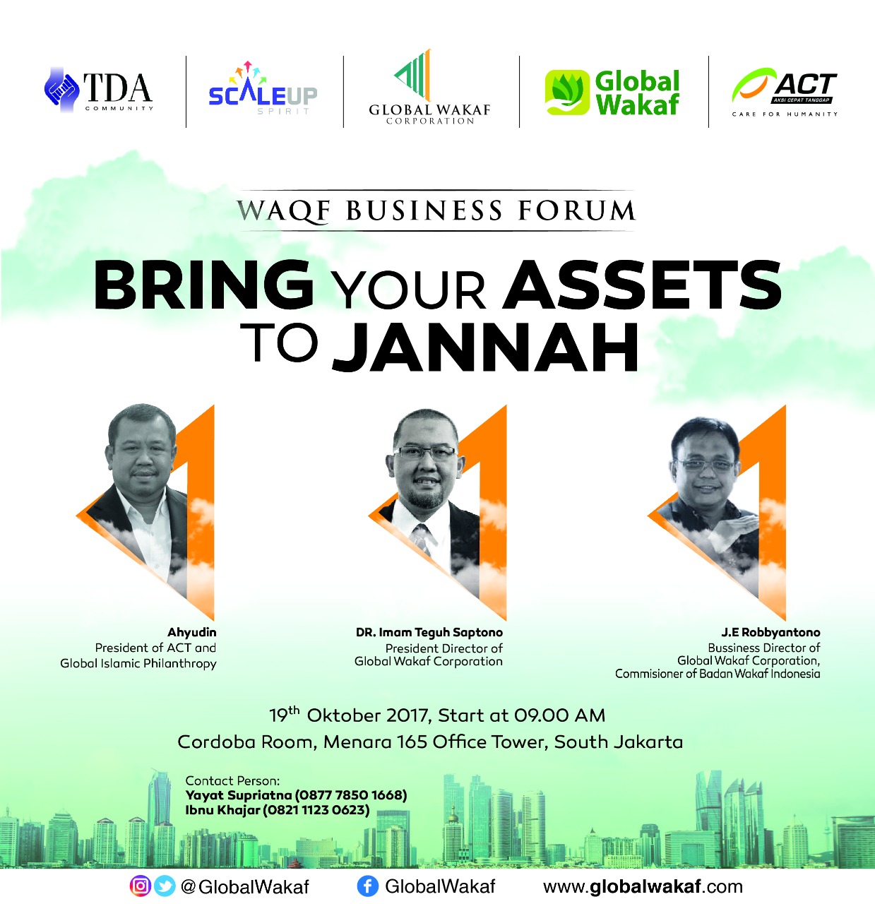 Waqf Business Forum Komunitas Tangan Di Atas & ACT