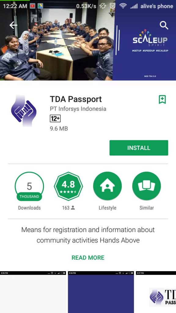 Cara instal TDA Passport