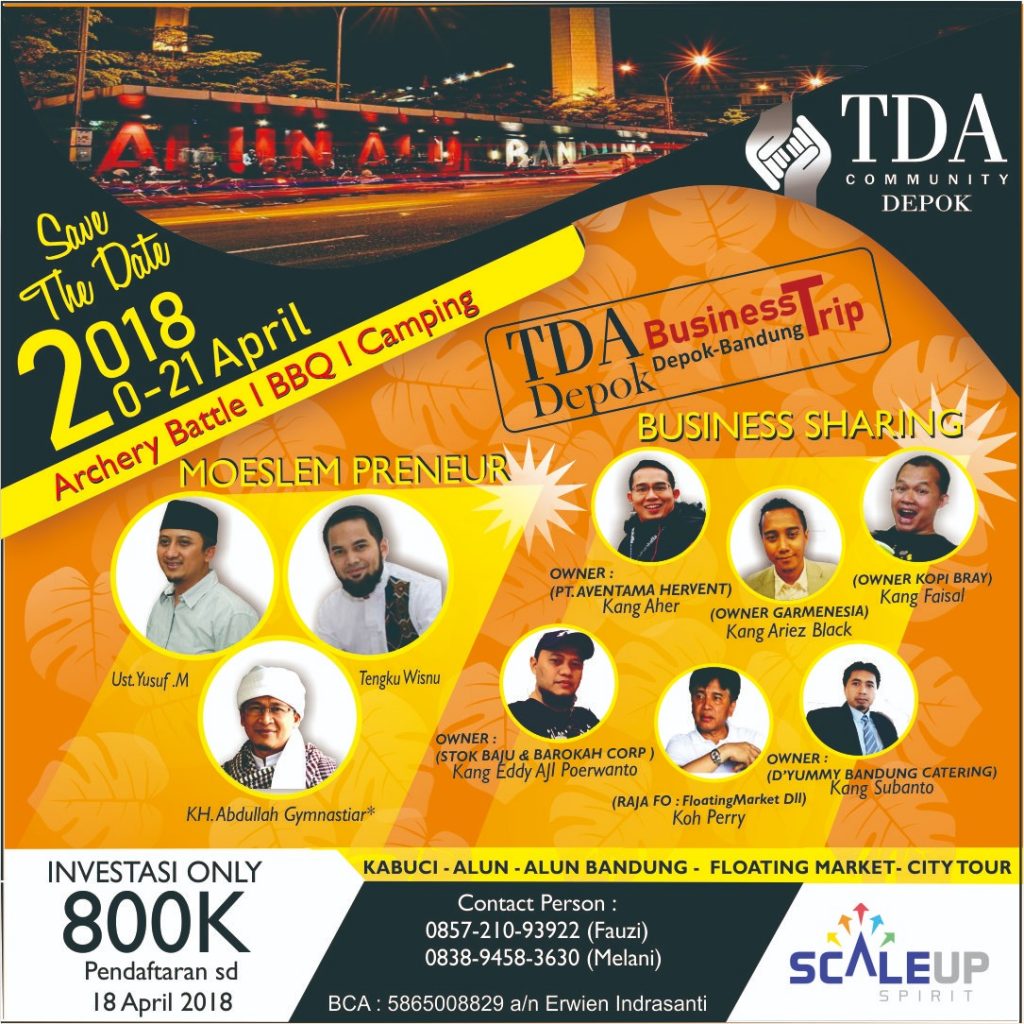 TDA Depok Business Trip Goes to Bandung