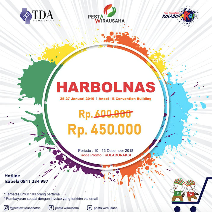 HARBOLNAS Untuk Pesta Wirausaha 2019!
