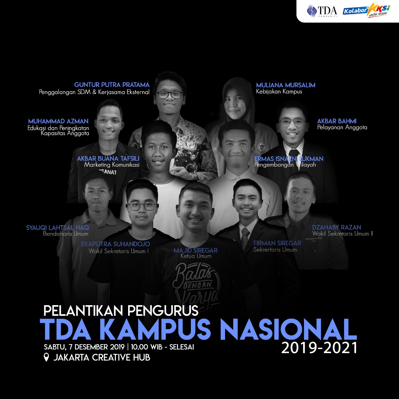 Pelantikan TDA Kampus 2019  2021
